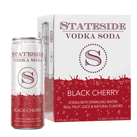 Stateside Black Cherry Vodka Soda