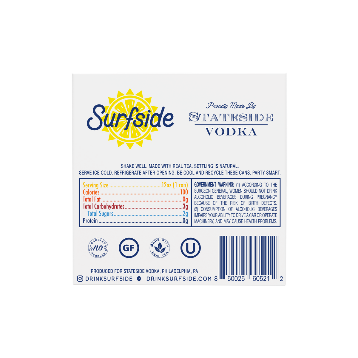 Surfside Iced Tea + Vodka- 4 Pack – Stateside Brands - Powered by BevStack