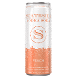 Stateside Vodka Soda Peach - 4 Pack