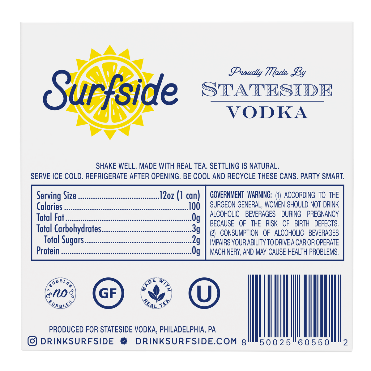 Surfside Vodka Raspberry Tea - 4 Pack – Stateside Brands - Powered by ...