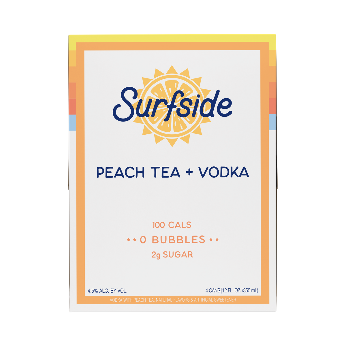 Surfside Peach Tea + Vodka 4 Pack