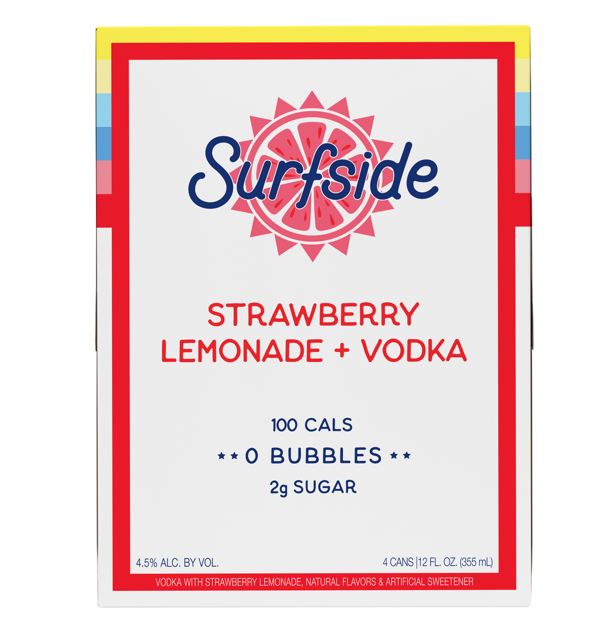 Surfside Strawberry Lemonade + Vodka 4 Pack