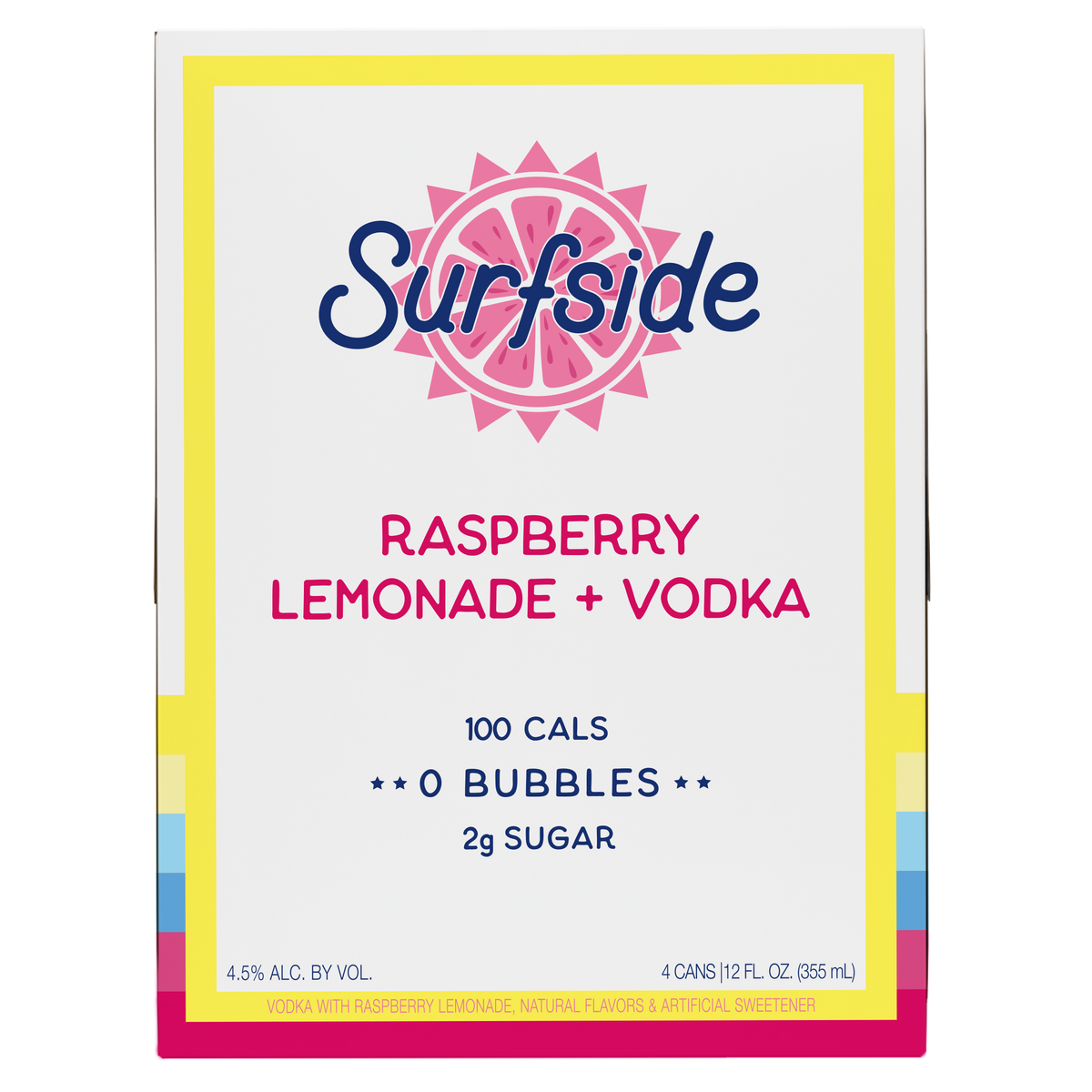 Surfside Vodka Raspberry Lemonade 4 Pack